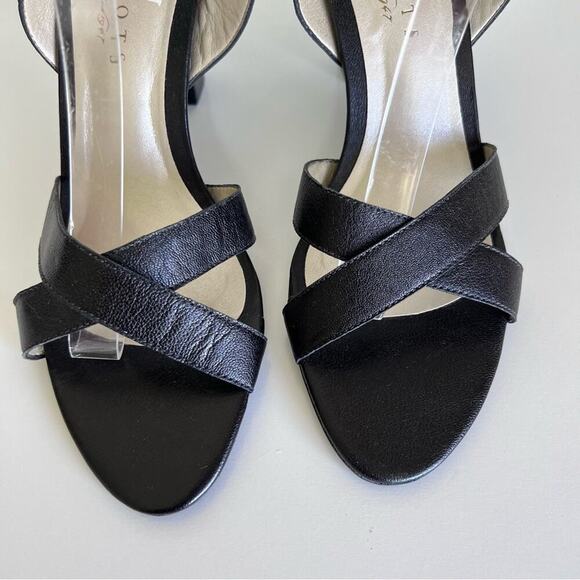 Talbots Black Leather Sandals 8.5 - Picture 6 of 14